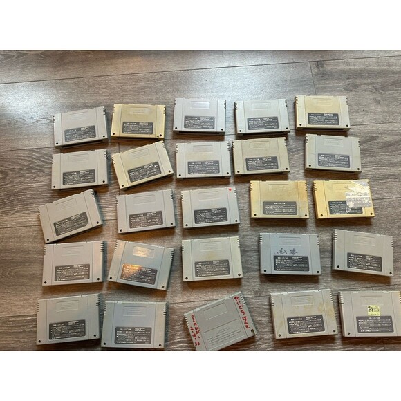 Vintage Japanese Nintendo Super Famicom video game  - BIG LOT of 25 - US Seller - Picture 8 of 14